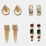 Best lady ZA Fashion Drop Earrings For Women Vintage Dangle Earrings Multicolored Metal Punk Style Geometric Jewelry Mashup