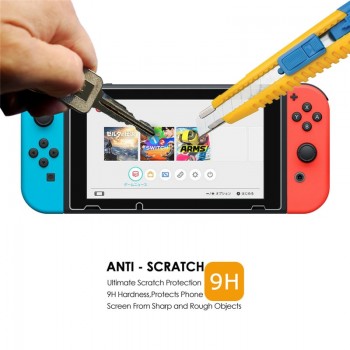 2PCS Tempered Glass For Nintend Switch Screen Protector 9H Ultra-thin Explosion-proof Protective film For Nintend Switch Glass