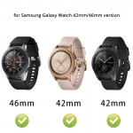 5Pcs Tempered Glass for Samsung Galaxy Watch 42mm Screen Protector Protective Film For Samsung Watch 46mm bracelet wrist band