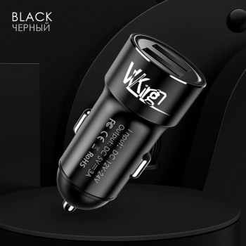 VVKing New Dual USB Car Charger Adapter 5V 3.0A Max For iPhone Xiaomi Samsung Huawei Mobile Phone 2 Port  USB Metal Car charger
