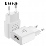 Baseus USB Charger For Mobile Phone EU Charger Plug Travel Wall Charger Adapter For iPhone iPad Samsung Xiaomi Phone Charger