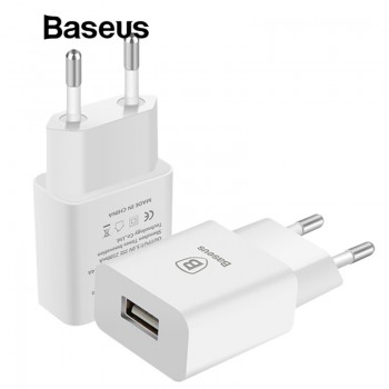 Baseus USB Charger For Mobile Phone EU Charger Plug Travel Wall Charger Adapter For iPhone iPad Samsung Xiaomi Phone Charger
