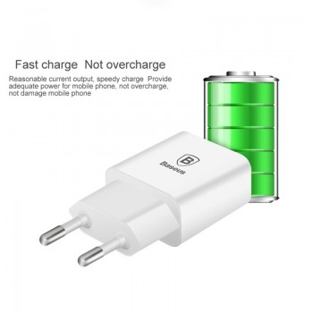 Baseus USB Charger For Mobile Phone EU Charger Plug Travel Wall Charger Adapter For iPhone iPad Samsung Xiaomi Phone Charger