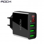 Mobile Phone Charger for iPhone Charger,3 USB Charger With LED Display Fast Charging Wall Charger For Samsung Xiaomi Max 2.4A