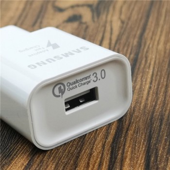 Original EU Samsung Fast Charger qc 3.0 quick charge Usb Travel adapter For Galaxy a8 a6 a5 Note 4 5 J3 J5 2017 J7 S6 S7 edge S4