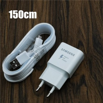 Original EU Samsung Fast Charger qc 3.0 quick charge Usb Travel adapter For Galaxy a8 a6 a5 Note 4 5 J3 J5 2017 J7 S6 S7 edge S4
