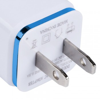 Dual USB Cell Mobile Phone Charger 5V2.1A/1A EU US Plug Wall Power Adapter for ipad iPhone Samsung HTC Cell Phones 2Ports