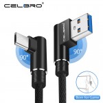 90 Degree Micro USB Cable Fast Charging Cord for Xiaomi Redmi Note 5 4 Pro 6A 6 5A Plus 4X S2 Android Mobile Phone Charger Cable