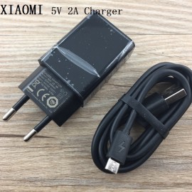 Original XIAOMI Charger for XIAO MI 4 3 2 NOTE4 X MAX redmi pro 1S 2S 3 3S 3X NOTE 3 4 4A 4X 5 5V 2A Adapter + micro USB Cable