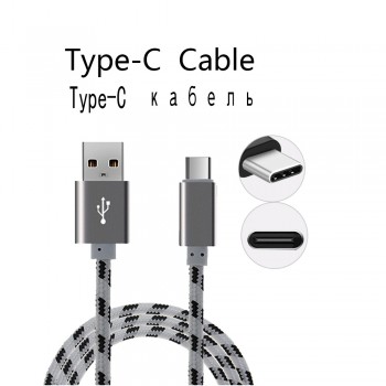 US EU Plug 2 Ports USB Charger with Cable 5V 2A Wall Adapter Mobile Phone Type-C Data Charging For iPhone iPad Samsung Xiaomi