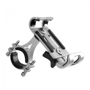 Full Aluminium Alloy Mobile Phone Holder Stands For Bicycle Motorcycle Metal Mountain Bike Road Bike Phone Holder for iphone 6 8