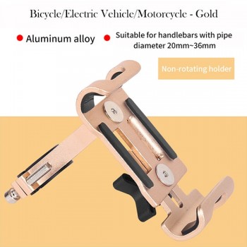 Full Aluminium Alloy Mobile Phone Holder Stands For Bicycle Motorcycle Metal Mountain Bike Road Bike Phone Holder for iphone 6 8