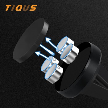 TIQUS Magnetic Car Phone Holder Universal Magnet Air Vent Mount Mobile Cell Phone Car Holder Stand For iPhone Samsung Xiaomi