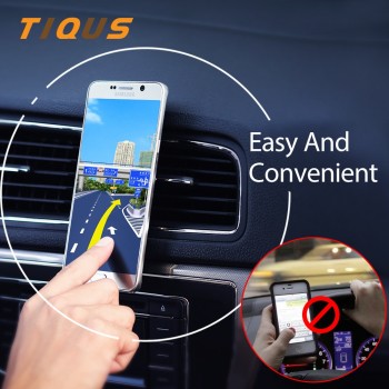 TIQUS Magnetic Car Phone Holder Universal Magnet Air Vent Mount Mobile Cell Phone Car Holder Stand For iPhone Samsung Xiaomi