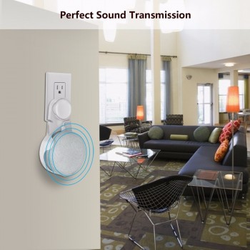 For Google Home Mini Wall Mount Outlet Hanger Stand, Compact Holder Case Plug, Plug-in Mount Stand