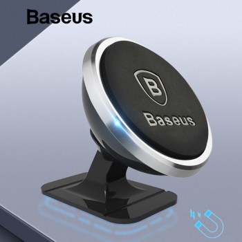 Baseus Magnetic Phone Holder in car Universal Dashboard Magnet Mobile Phone Stand Mount 360 Degree Multi-angle Car Phone Holder