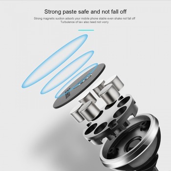 Baseus Magnetic Phone Holder in car Universal Dashboard Magnet Mobile Phone Stand Mount 360 Degree Multi-angle Car Phone Holder