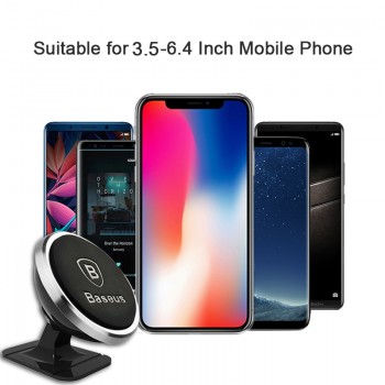 Baseus Magnetic Phone Holder in car Universal Dashboard Magnet Mobile Phone Stand Mount 360 Degree Multi-angle Car Phone Holder
