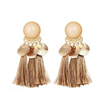 Ethnic Bohemia Female Long Tassel Earrings Dangle Drop Earrings for Women Fashion Jewelry Pendientes oorbellen Fashion 2018