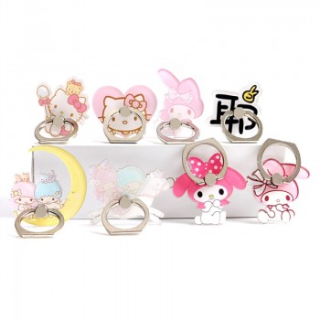 Universal mobile Phone Stand Bracket Finger ring holder phone Holder Stent Personality Phone Anti-slip my Melody Hello Kitty