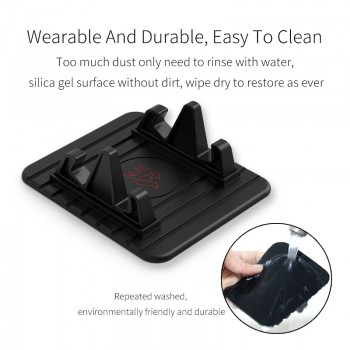 AIFFECT Soft Silicone Car Holder Mobile Phone Holder Stand GPS Anti Slip Mat Desktop Stand Bracket for iPhone 5s 6 7 Samsung