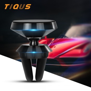 TIQUS Phone Car Holder For iPhone X 7 8 6 Magnetic 360 Degree Air Vent Mount Magnet Mobile Universal Car Holder For Samsung S8