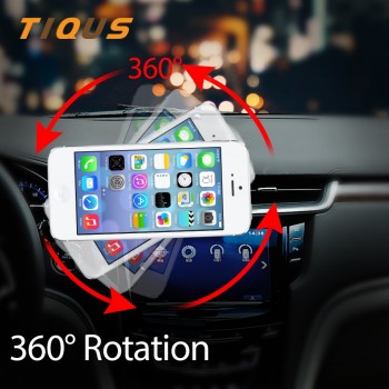 TIQUS Phone Car Holder For iPhone X 7 8 6 Magnetic 360 Degree Air Vent Mount Magnet Mobile Universal Car Holder For Samsung S8
