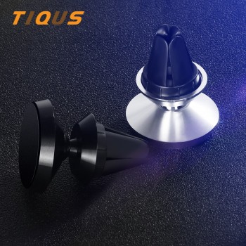 TIQUS Phone Car Holder For iPhone X 7 8 6 Magnetic 360 Degree Air Vent Mount Magnet Mobile Universal Car Holder For Samsung S8