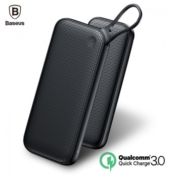 Baseus 20000mAh Power bank Quick Charge 3.0 USB Powerbank QC3.0 Fast External Battery Charger Dual USB Type C Portable Charger