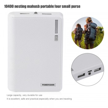 Portable Size 4*18650 Battery External Power Bank Mobile Phone Battery Charger Suitable For iPhone No Battery