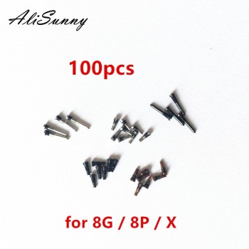 AliSunny 100pcs Back Cover Bottom Screw for iPhone 8 Plus 8G 8P X 8Plus Dock Connector Five 5 Point Star Pentalobe Screws Sets