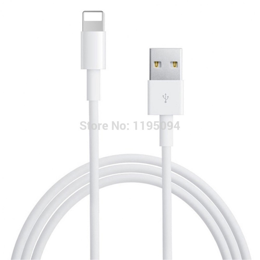 High Quality Latest White Wire 8 pin USB Date Sync Charging Charger Cable For iPhone 8 7 6 6S Plus 5 5S 5C SE X XR XS Max 1M