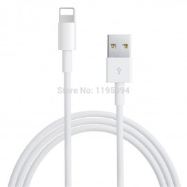 High Quality Latest White Wire 8 pin USB Date Sync Charging Charger Cable For iPhone 8 7 6 6S Plus 5 5S 5C SE X XR XS Max 1M