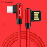 CaseMe Elbow Micro USB Cable High Speed Double Side 90 Degree Cable Fast Charging Date Line for Samsung for Xiaomi Android Phone