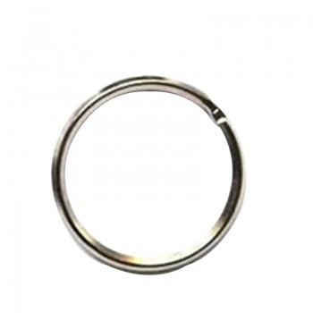 New Shiny 50Pcs/Pack Metal Key Holder Split Rings Keyring Keychain Keyfob Accessories 1.5*25MM