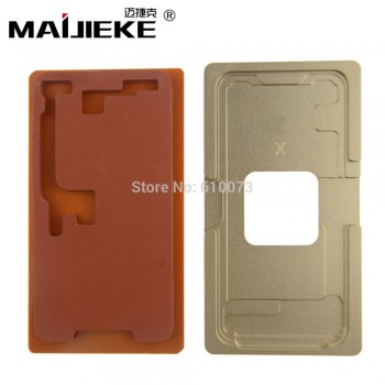 MAIJIEKE New Precision aluminium mould for iphone 8amp;8 plus X Laminator mold LCD Screen Laminating and Positioning Alignment mat