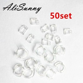 AliSunny 50set Front Camera Lens + Sensor Plastic Holder Kit for iPhone 7 6 6S Plus 5S 5 Proximity Holder Clip Bracket Set parts