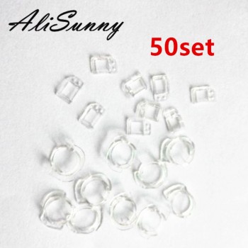 AliSunny 50set Front Camera Lens + Sensor Plastic Holder Kit for iPhone 7 6 6S Plus 5S 5 Proximity Holder Clip Bracket Set parts