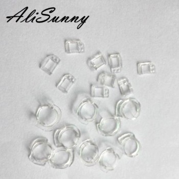 AliSunny 50set Front Camera Lens + Sensor Plastic Holder Kit for iPhone 7 6 6S Plus 5S 5 Proximity Holder Clip Bracket Set parts
