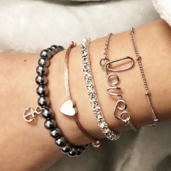 Bohemian Turtle Charm Bracelets Bangles For Women Fashion Gold silver Color Strand Bracelets Sets Jewelry Party Gifts