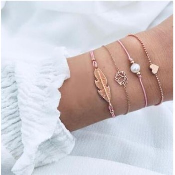 Bohemian Turtle Charm Bracelets Bangles For Women Fashion Gold silver Color Strand Bracelets Sets Jewelry Party Gifts