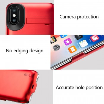 New Slim Battery Charger Case For iPhone X External Power Bank Charging Case For iPhone6/7/8 Battery Back Cover Support Audio