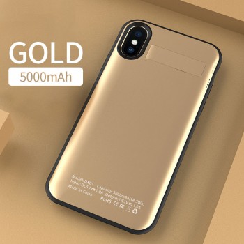 Magnetic Wireless Charging Case For iphone X 5000mAh Battery Power Bank Phone Case for iphone X Battery Charger Holder Case