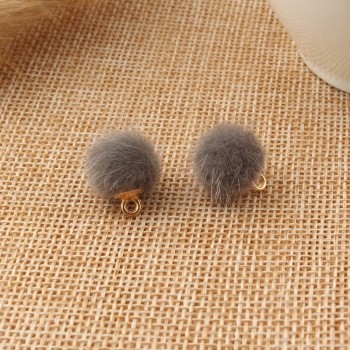 10pc 12mm Mini Imitation Water Mink Pompom Cute Fur Ball Handmade Diy Materia Handmade Hair Earring Ball Jewelry Find C34
