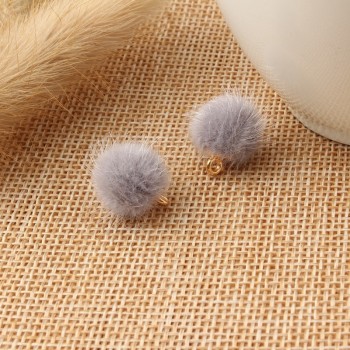 10pc 12mm Mini Imitation Water Mink Pompom Cute Fur Ball Handmade Diy Materia Handmade Hair Earring Ball Jewelry Find C34