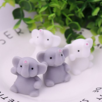 4CM India Style Elephant Cute Squeeze Toy Mini Mochi Squishi Phone Strap Squishy DIY Kids Stress Relief Gift Slow Rising Healing