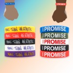 High Quality LA Lebron James Silicone Bracelet I PROMISE Lakers More Than An Athlete Basketball Player Kids Siliocne Wristband