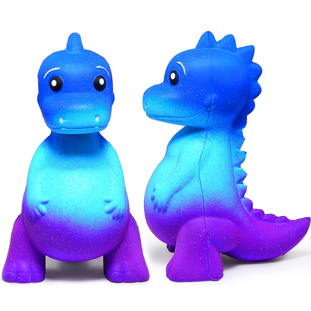 Cute Galaxy Dinosaur Squishy Cream Scented Slow Rising Squeeze Toys Phone Strap