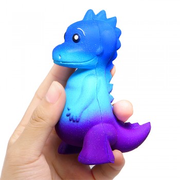 Cute Galaxy Dinosaur Squishy Cream Scented Slow Rising Squeeze Toys Phone Strap