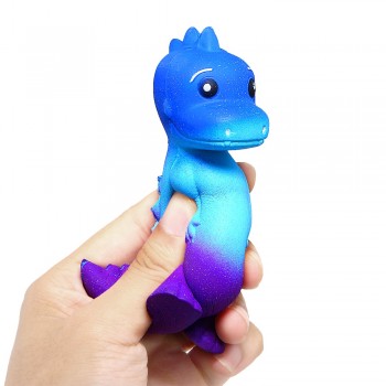 Cute Galaxy Dinosaur Squishy Cream Scented Slow Rising Squeeze Toys Phone Strap